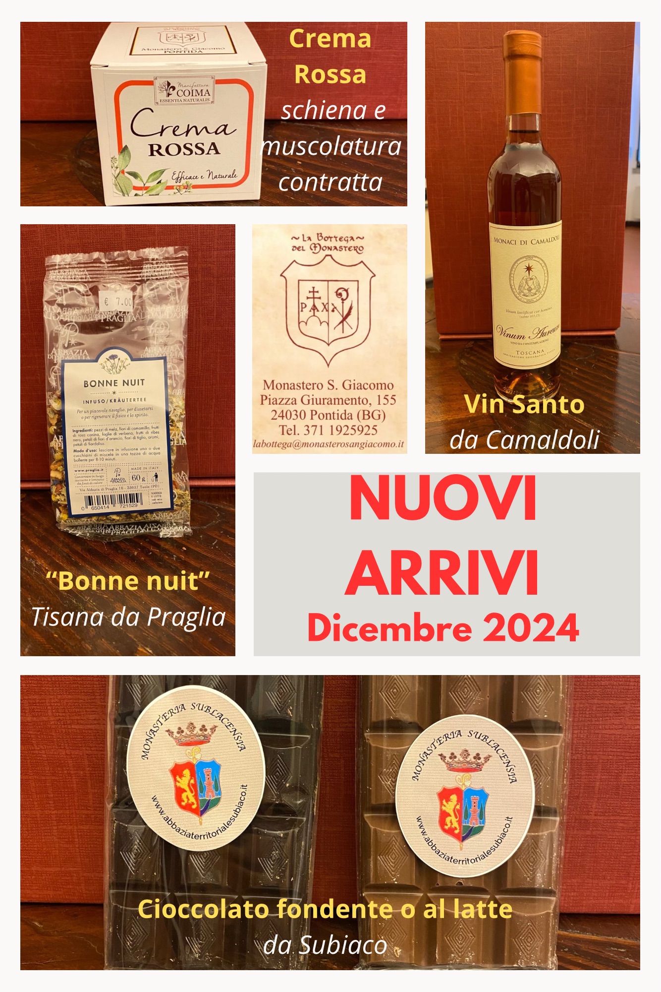 Nuovi arrivi dicembre 24