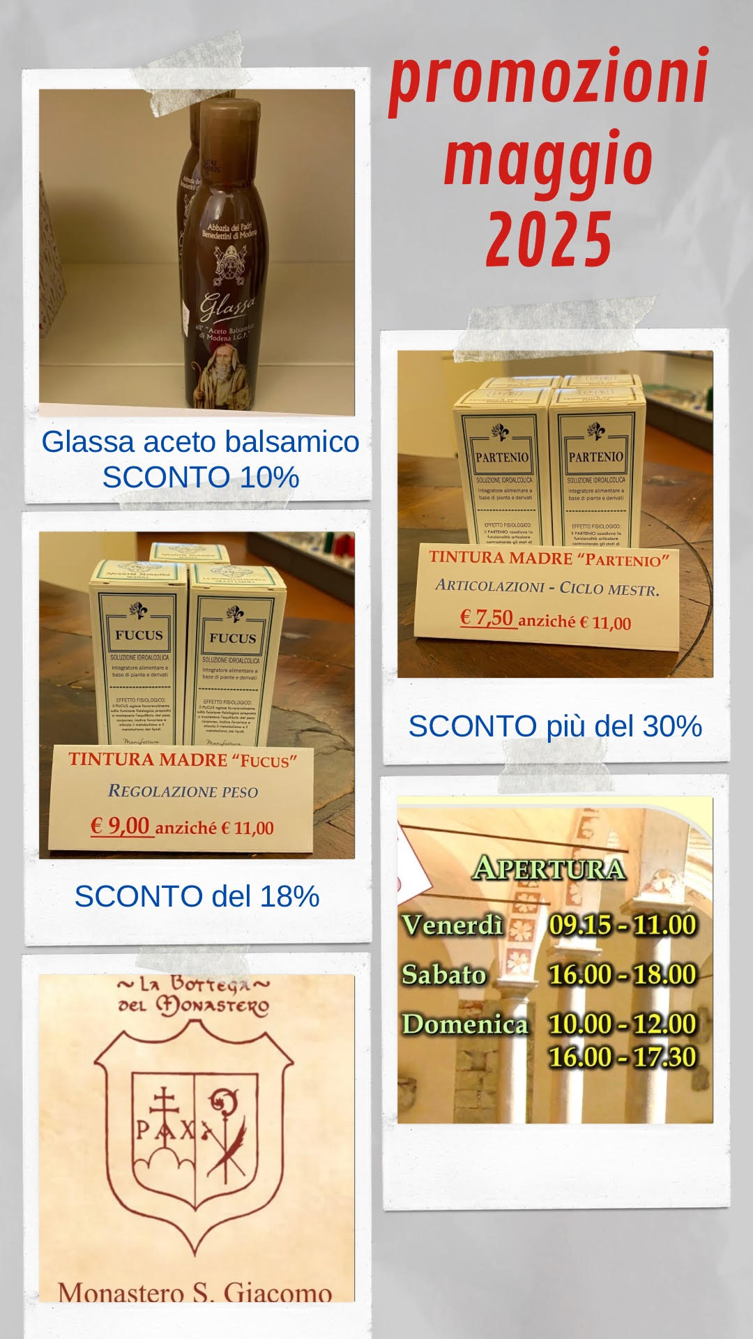 Promo maggio